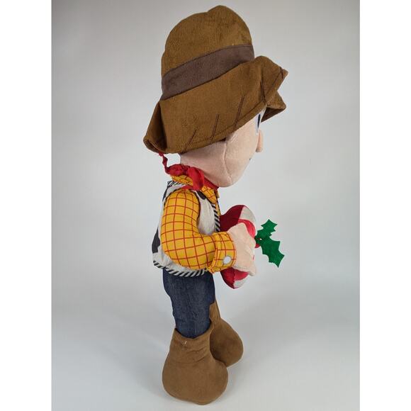 Extra Large Disney Toy Story Woody DOOR GREETER 24 Inch Christmas Plush Gemmy - Picture 2 of 13
